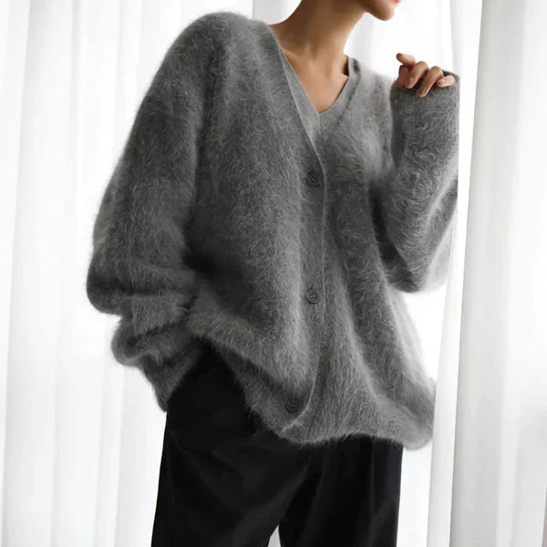 Cashmere couture cardigan