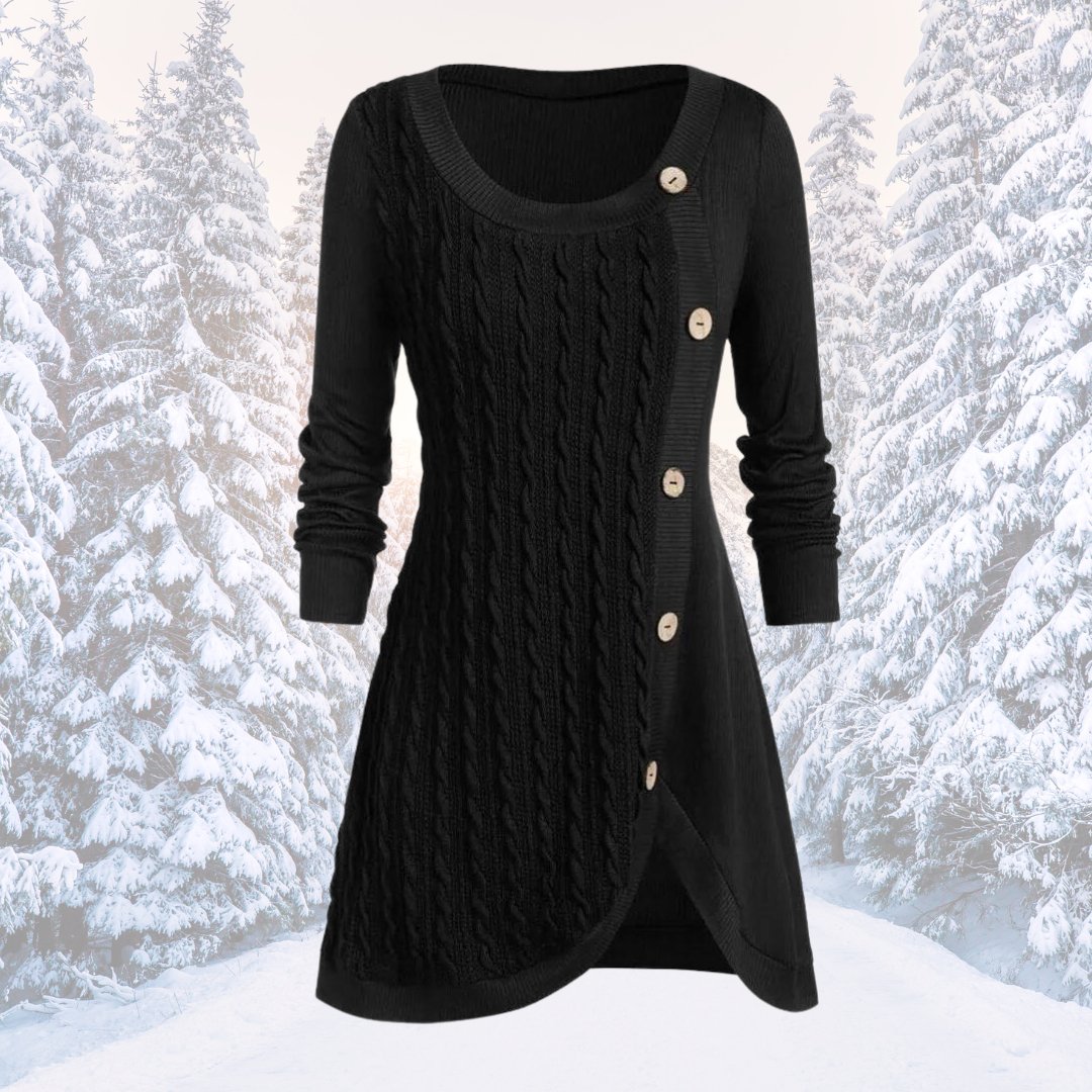 Warm and elegant jumper dress