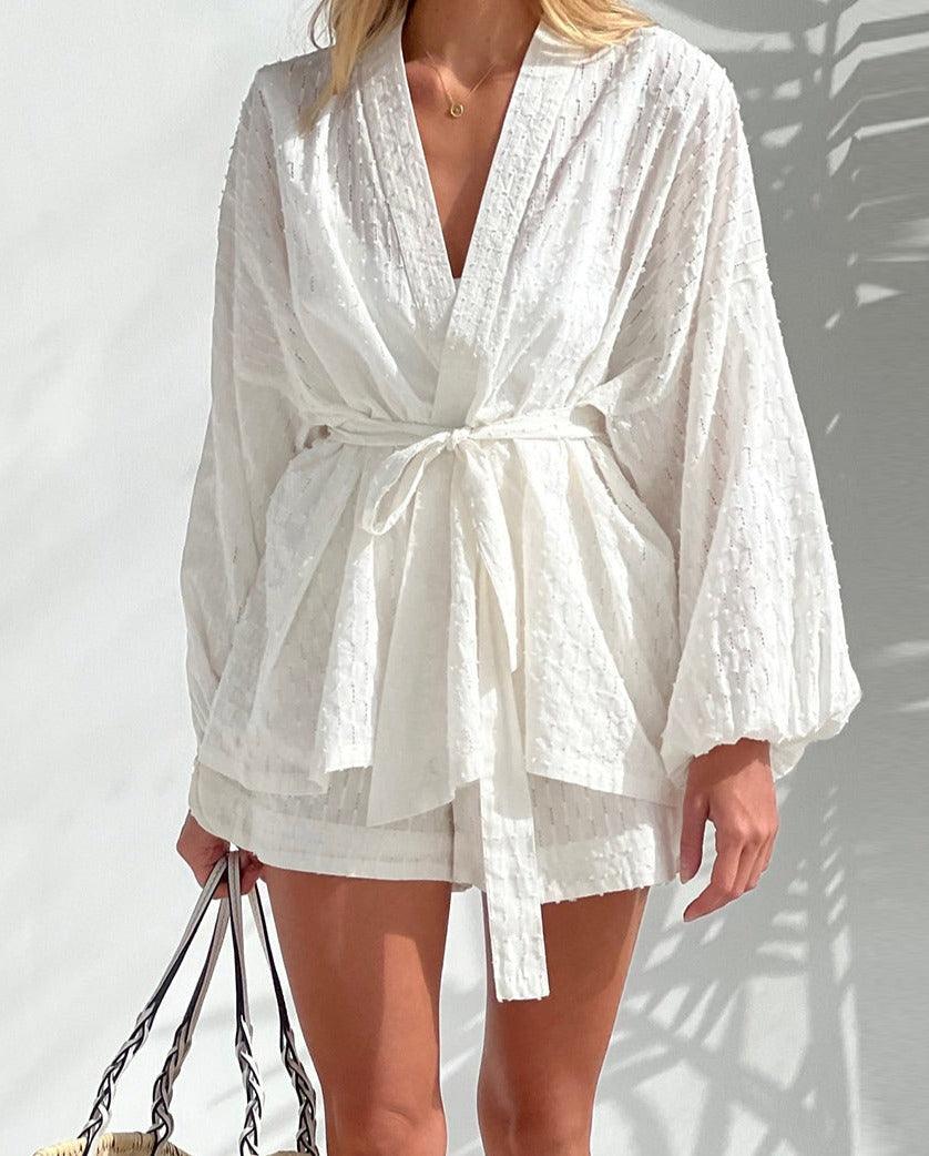 Kimono with shorts