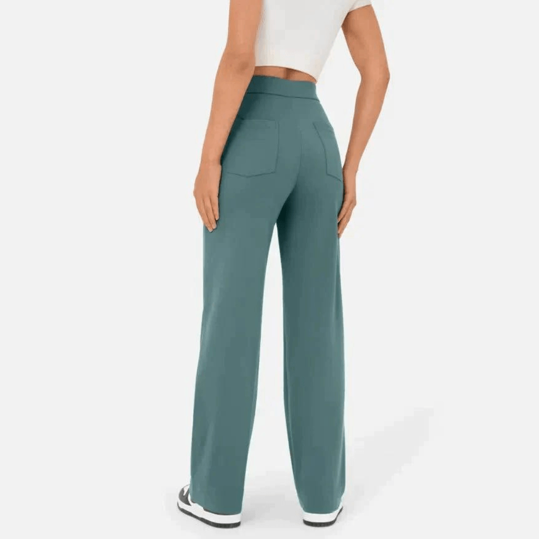 Casual high waist broek