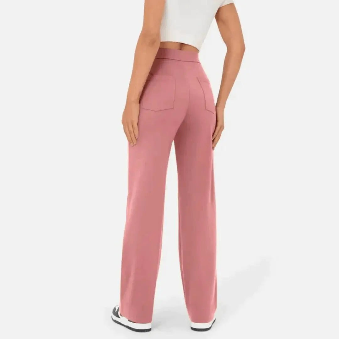 Casual high waist broek