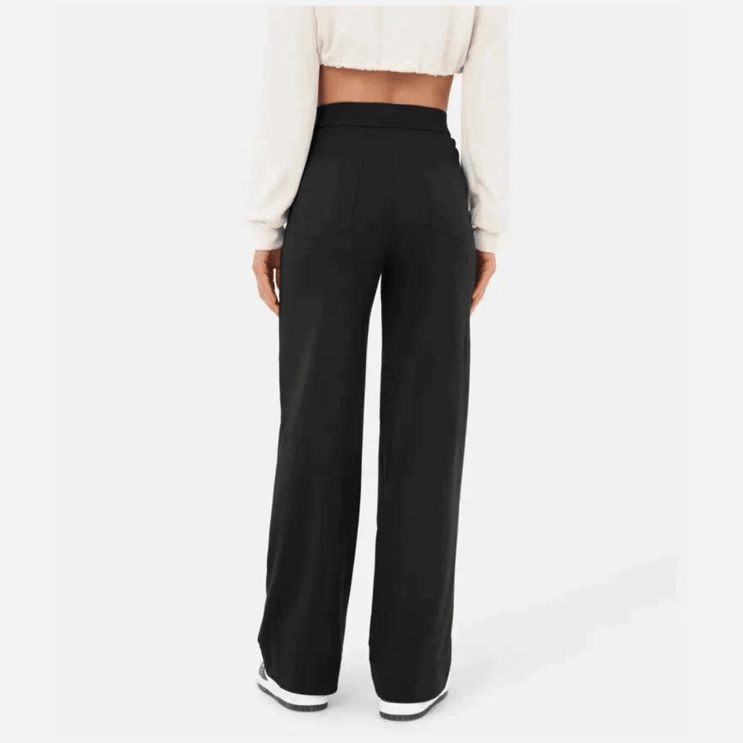 Casual high waist broek