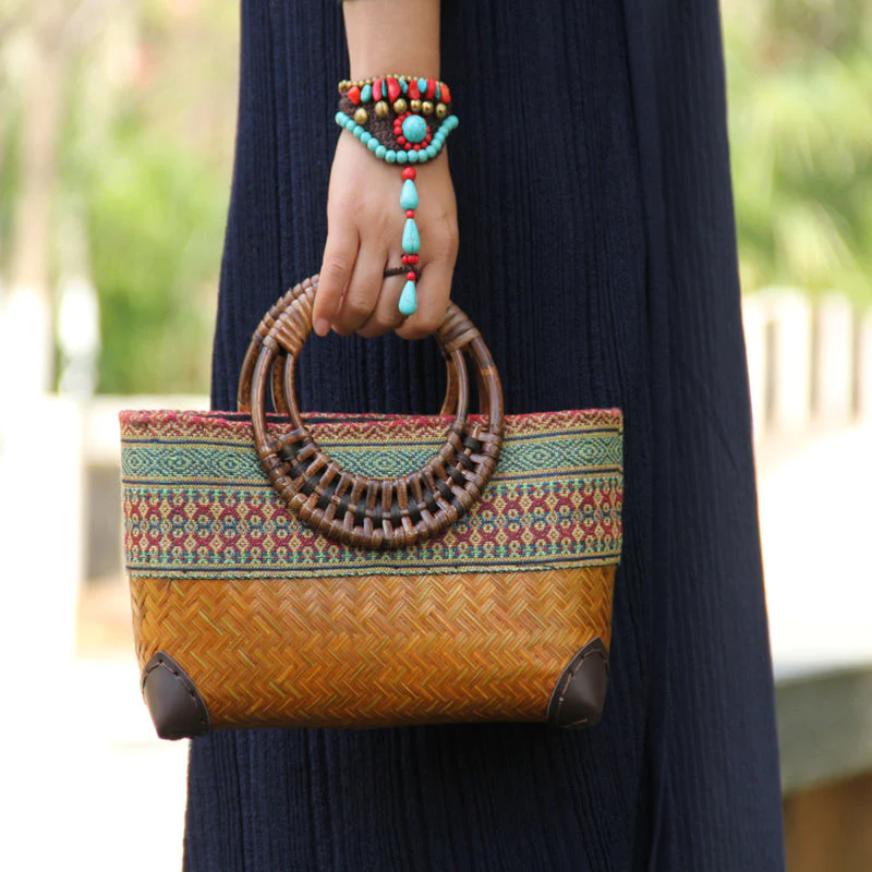 Hand-woven bag