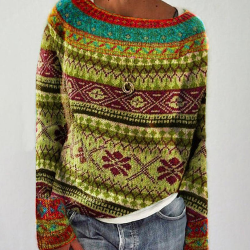 Women's knitted jumper for warmth and style