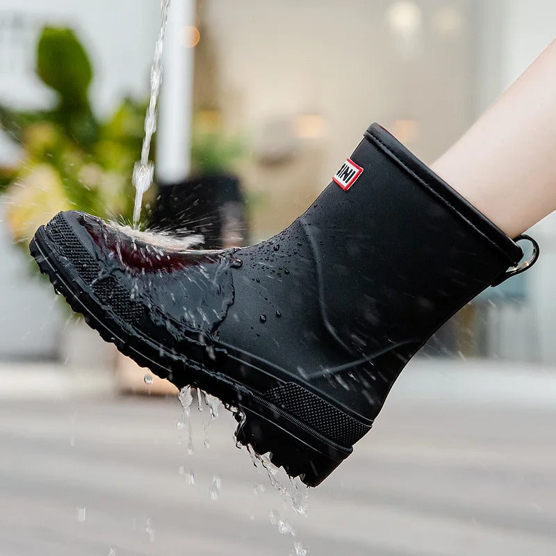 Women's - Waterproof Rain Boots - Durable & Stylish - Perfect for Wet Weather Adventures