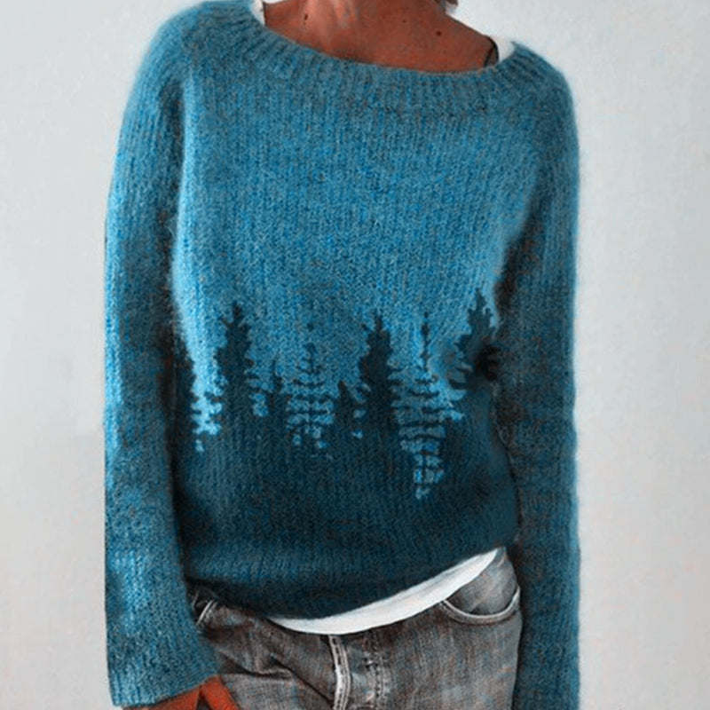 Women's knitted jumper for warmth and style