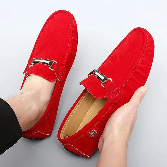 Stylish & comfortable slip-on suede moccasins for men