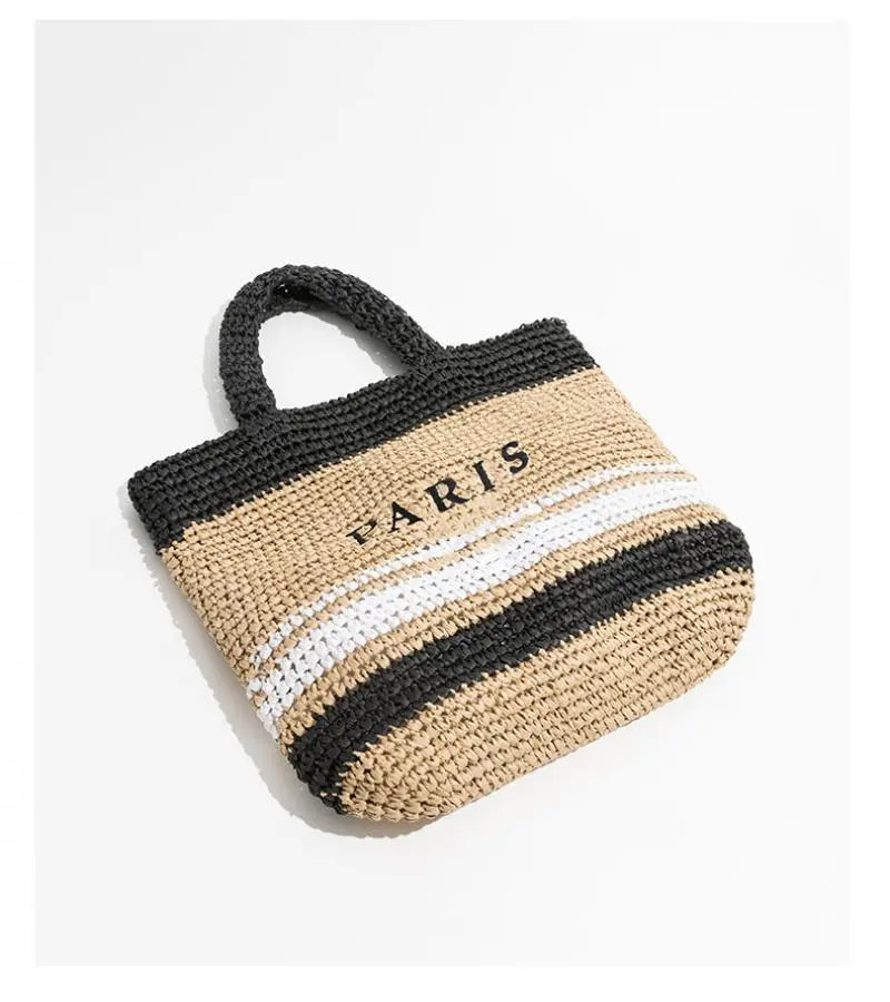 Woven beach bag