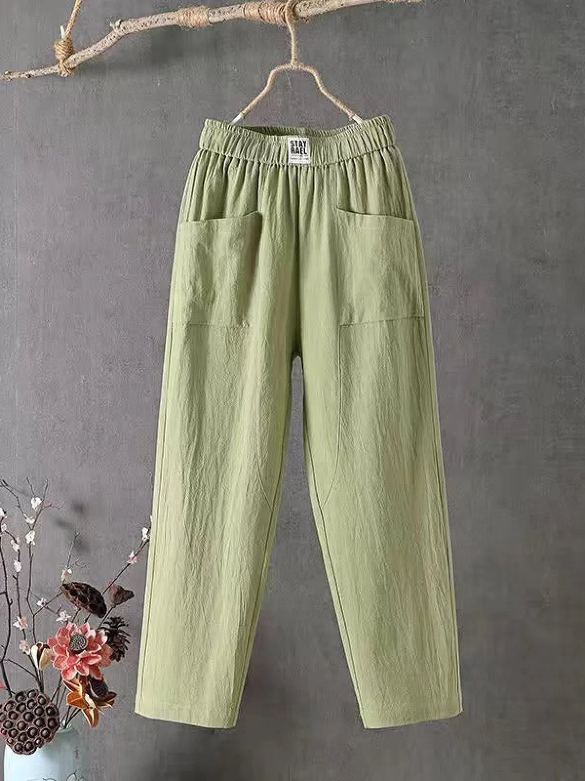 Ladies linen trousers