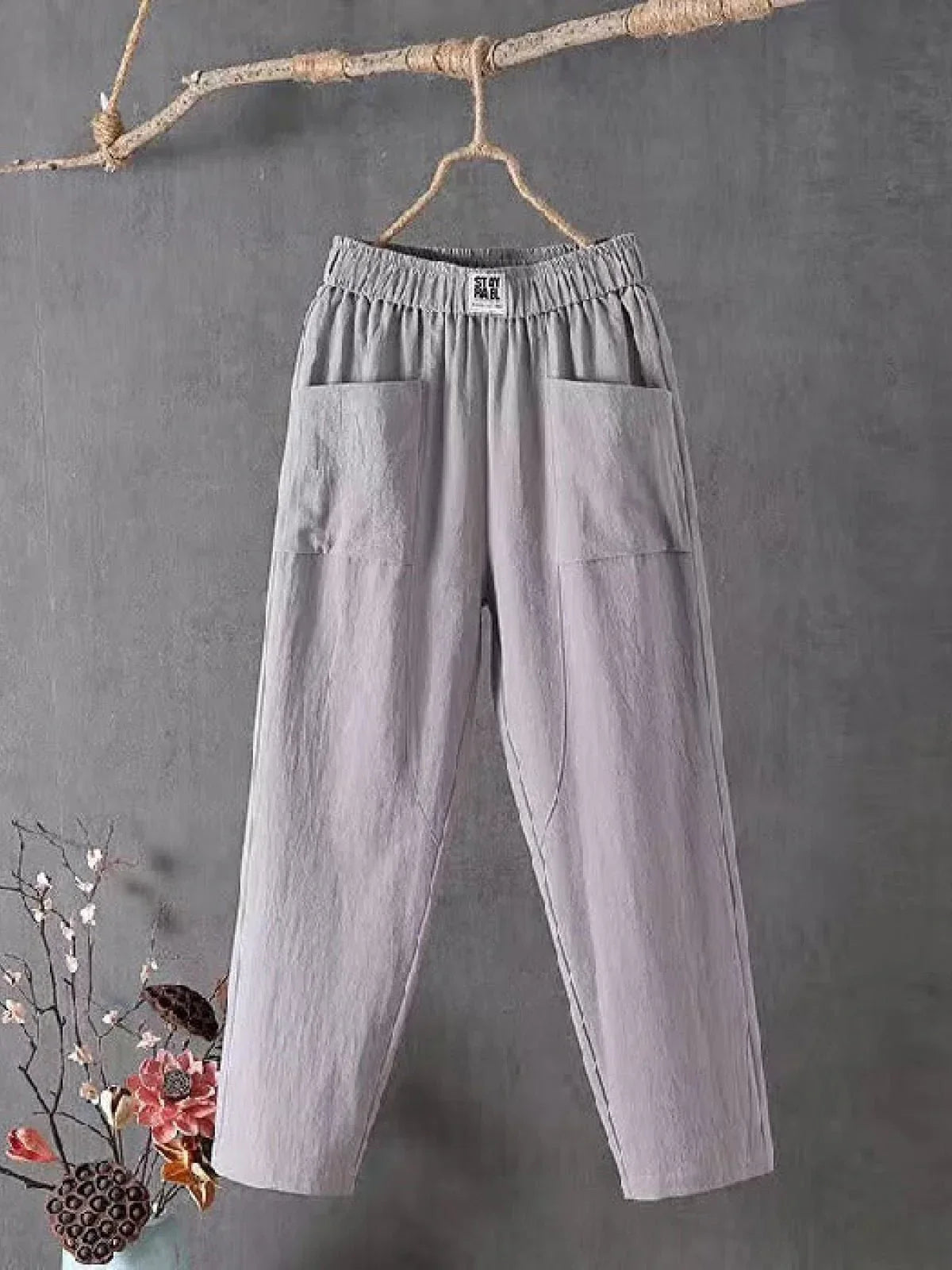 Ladies linen trousers