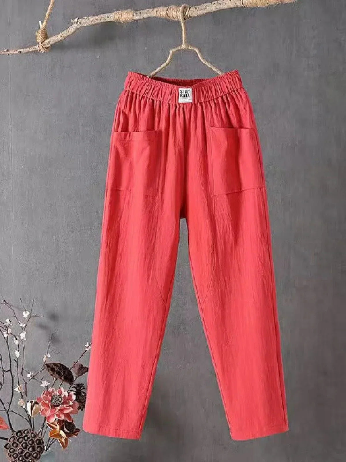 Ladies linen trousers