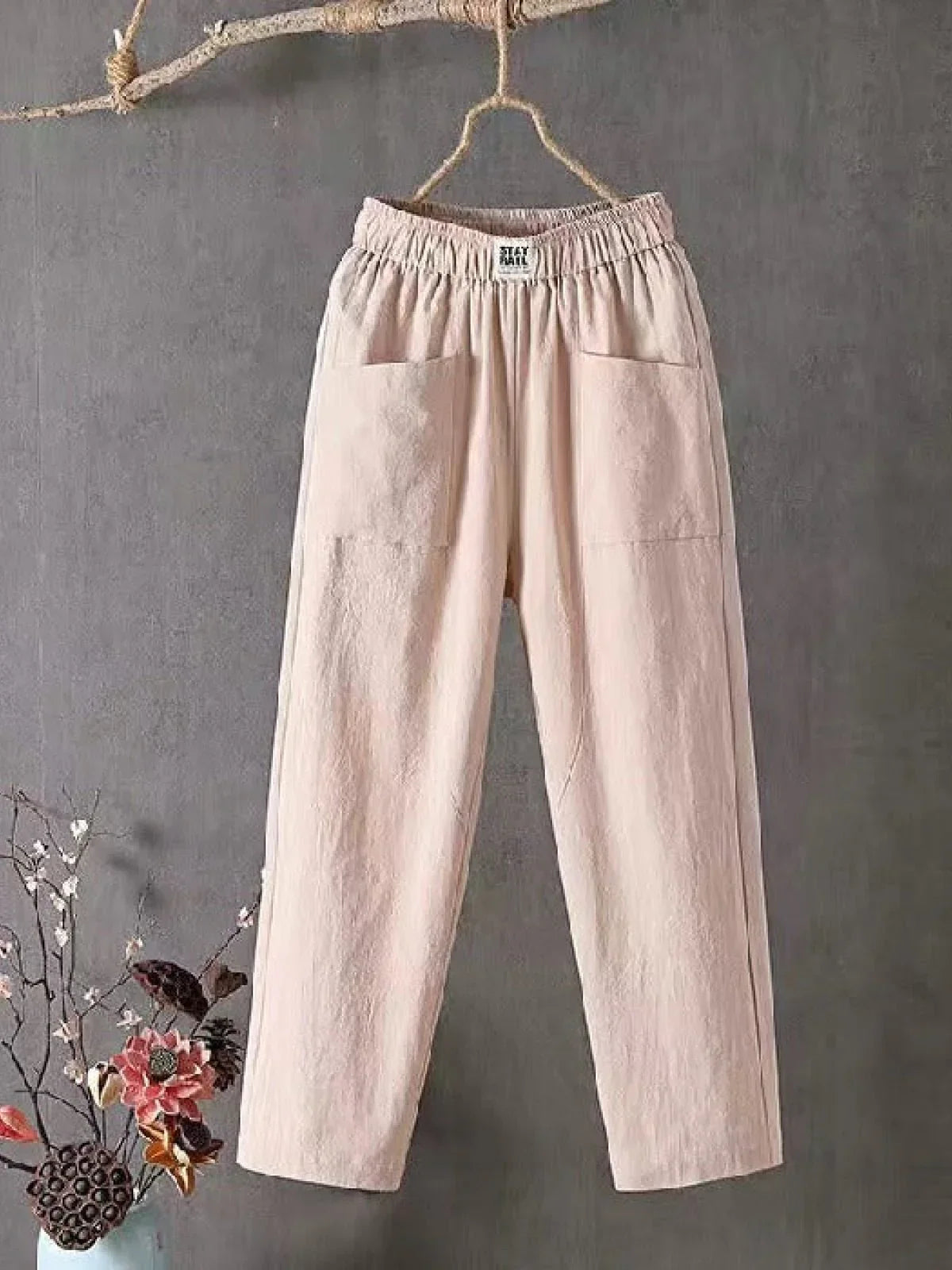 Ladies linen trousers