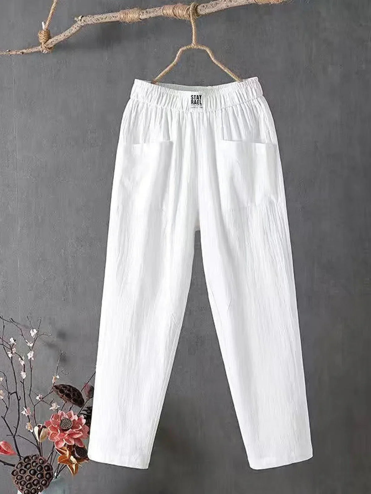 Ladies linen trousers