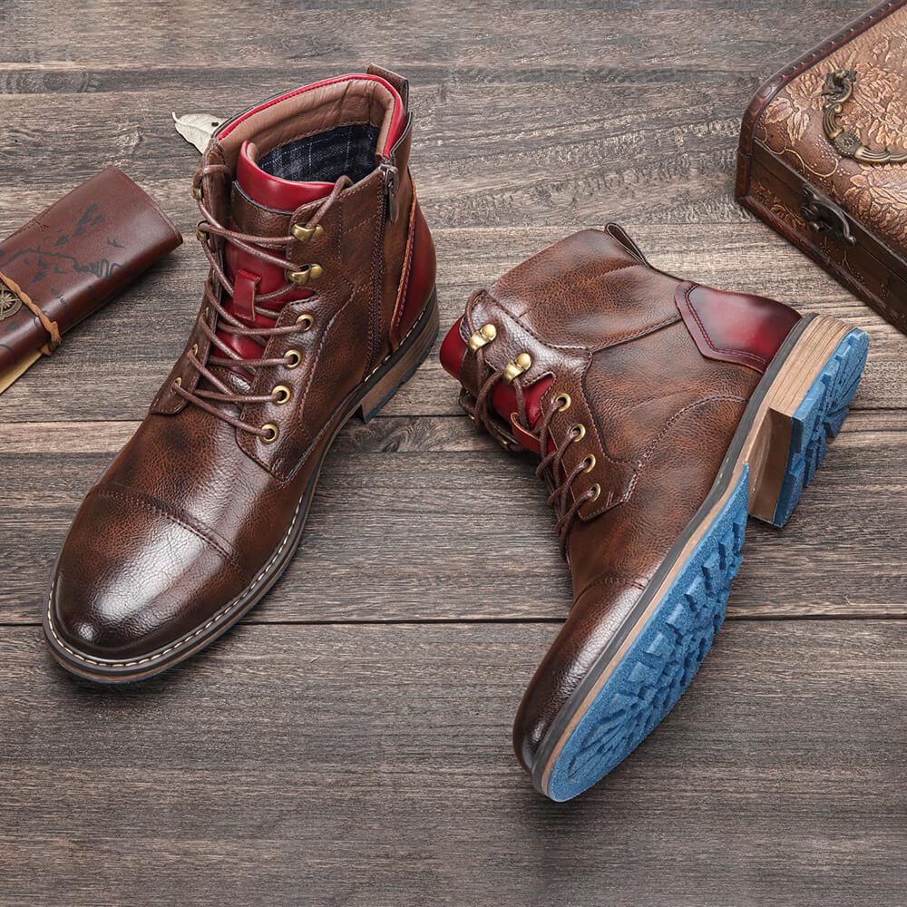 Men - Leather Boots - Handmade - Stylish & Durable Everyday Footwear