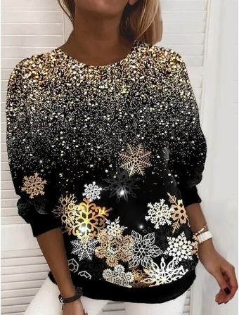 Elegant Christmas sweatshirt