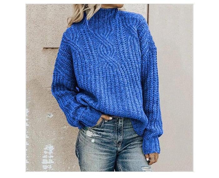 Women's Sweater with Comfortable Turtleneck