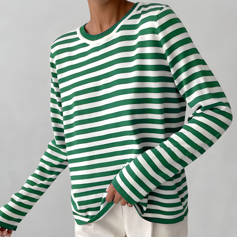 Fashionable striped shirt - Ladies Elegant striped shirt