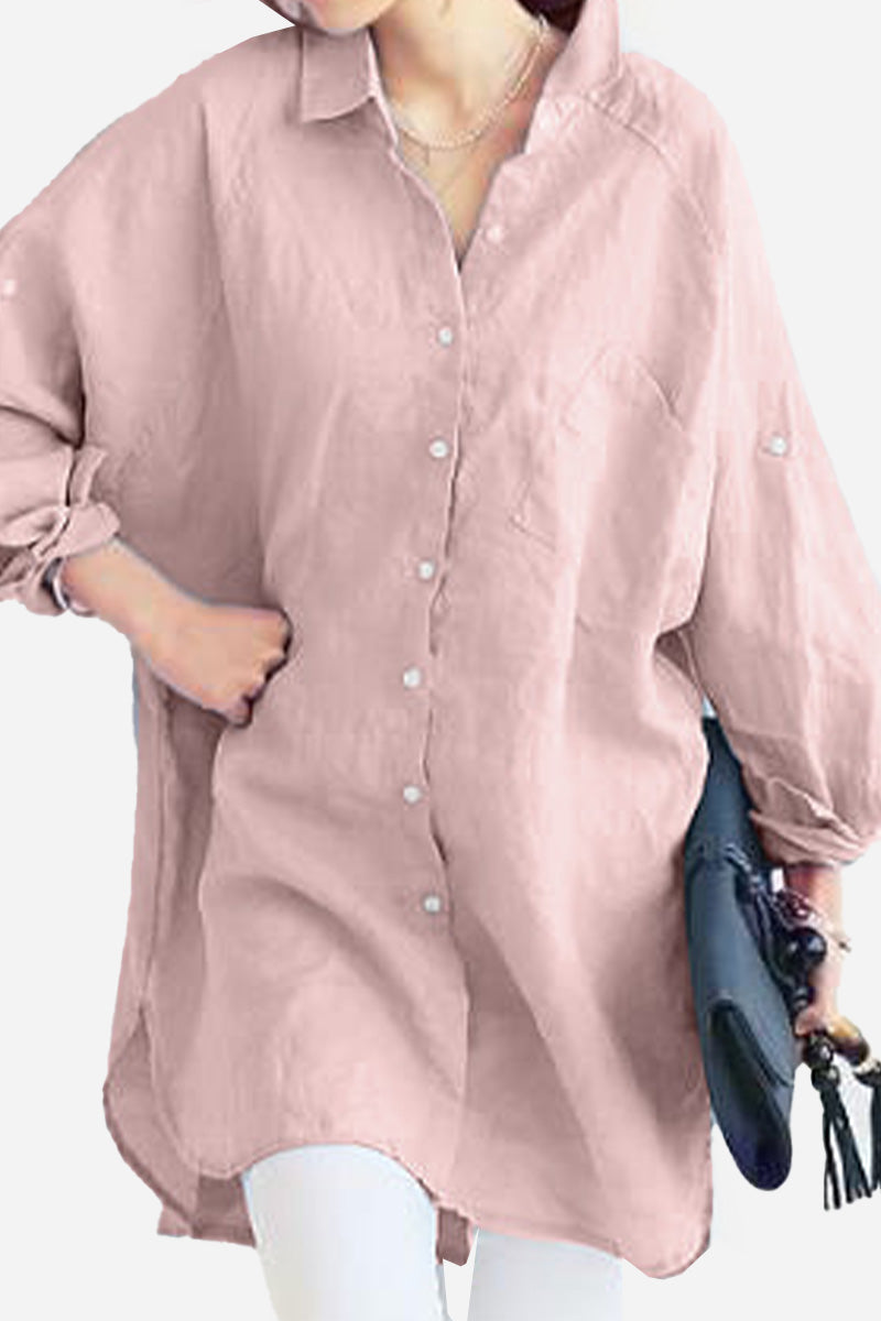 Oversized linen shirt