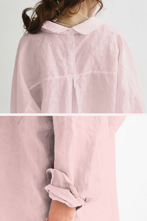 Oversized linen shirt