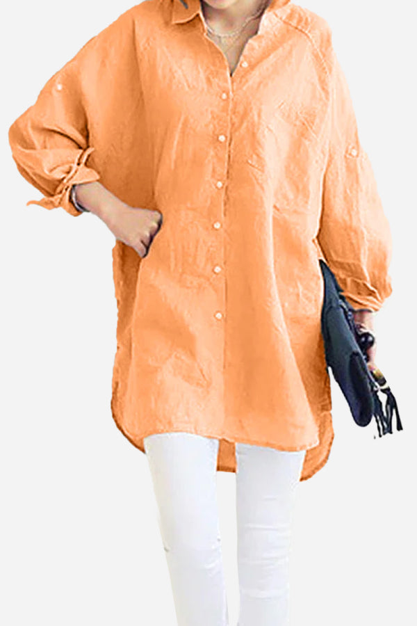 Oversized linen shirt