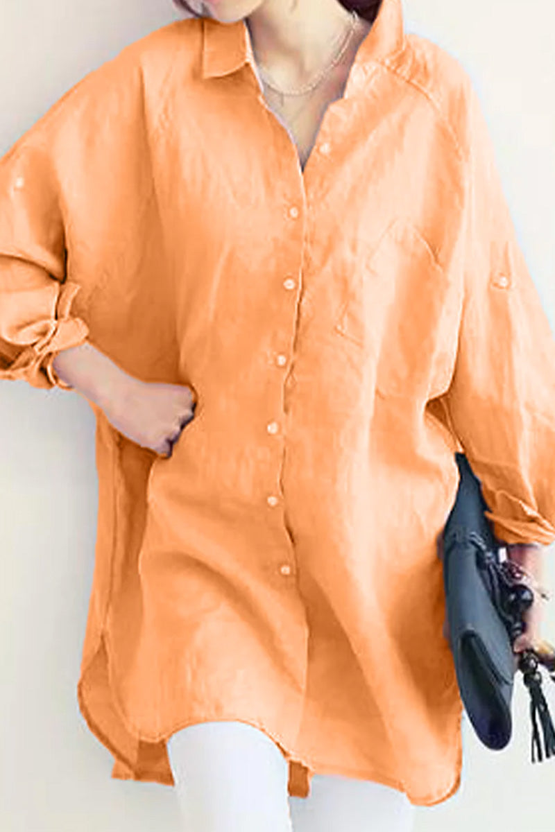 Oversized linen shirt