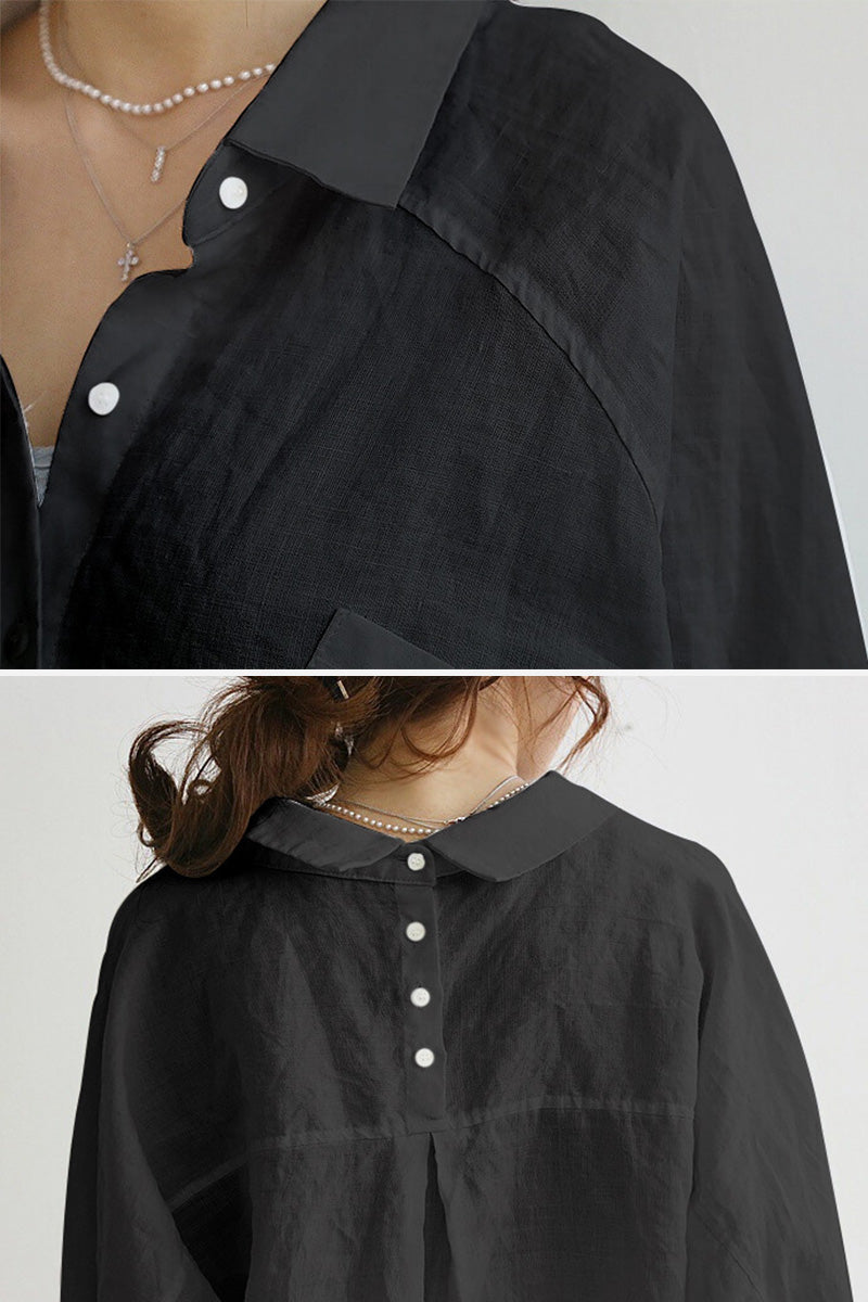 Oversized linen shirt