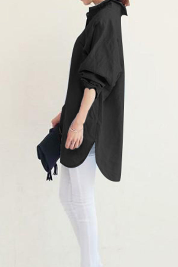 Oversized linen shirt