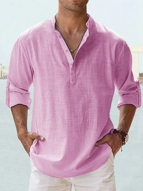 Breathable linen shirt