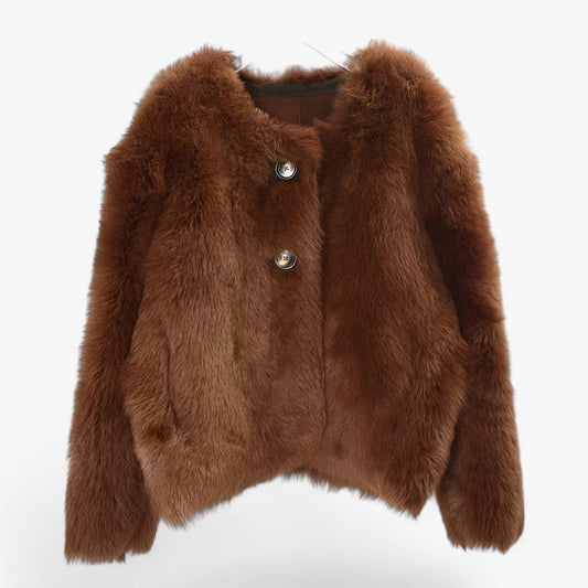 Natural Fur Shearling Sweater