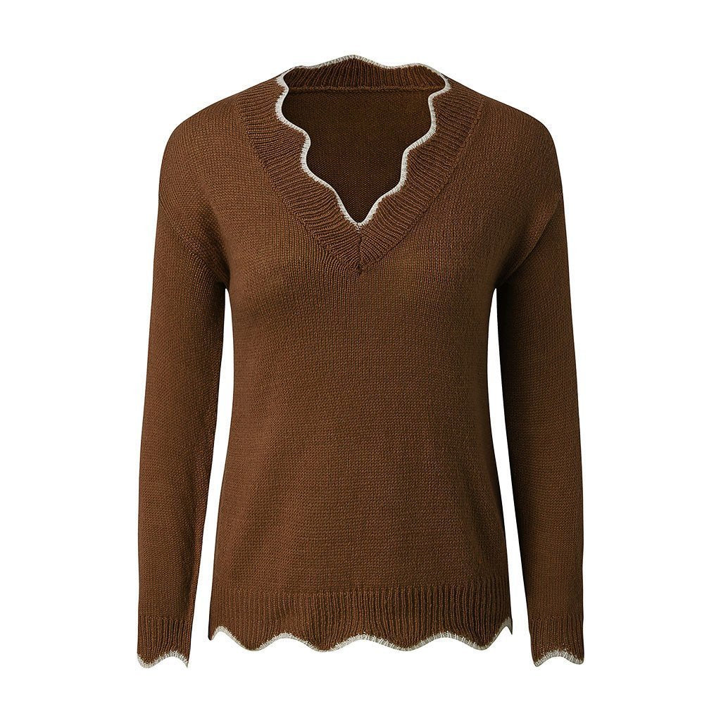 Women's Elegant Jumper - Soft Knit Fabric - Stylish & Comfortable Sweater for All Occasions