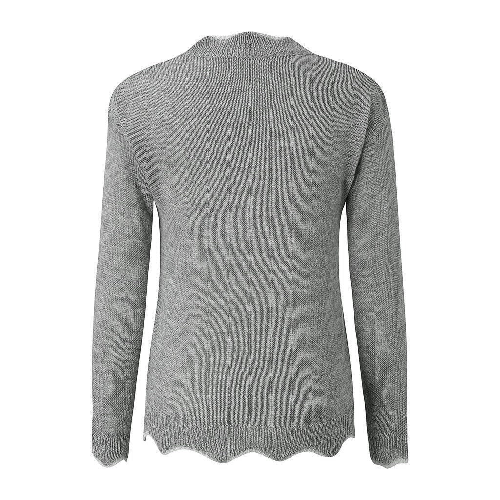 Women's Elegant Jumper - Soft Knit Fabric - Stylish & Comfortable Sweater for All Occasions