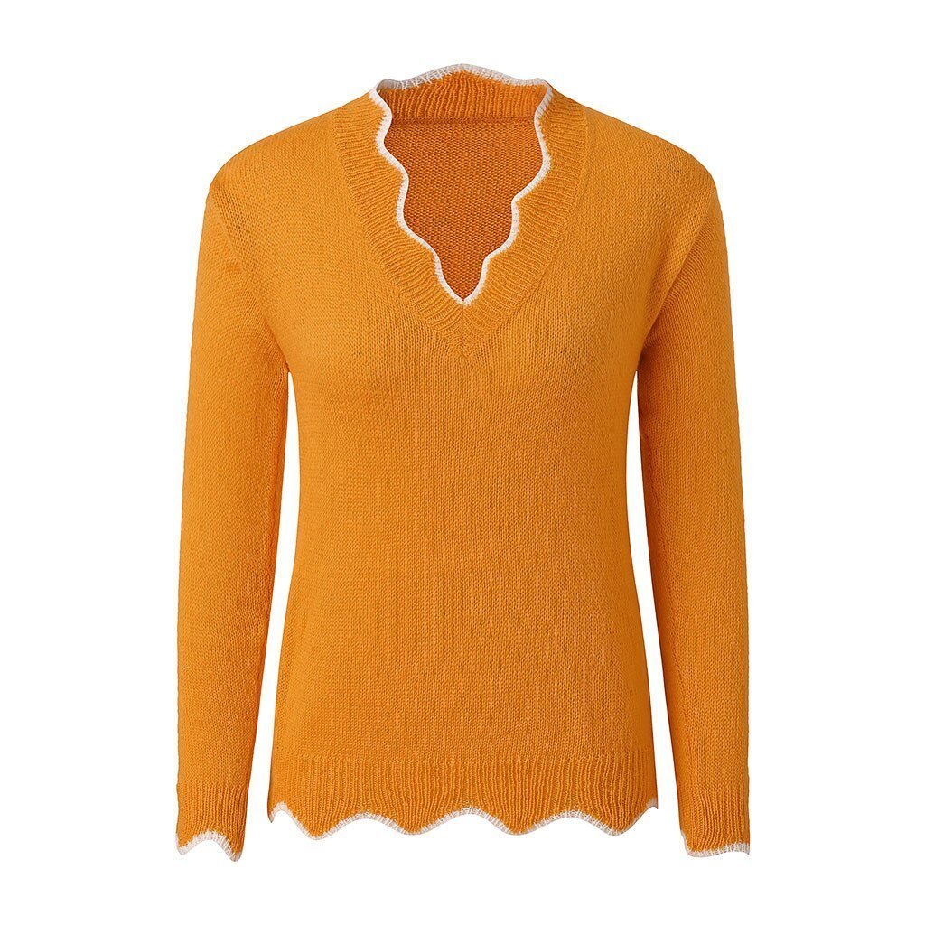 Women's Elegant Jumper - Soft Knit Fabric - Stylish & Comfortable Sweater for All Occasions