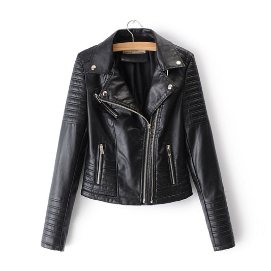 Women - Biker Leather Jacket - Stylish & Durable - Perfect for Every Adventure - Edition 2024