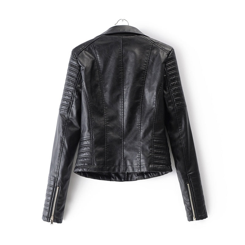 Women - Biker Leather Jacket - Stylish & Durable - Perfect for Every Adventure - Edition 2024