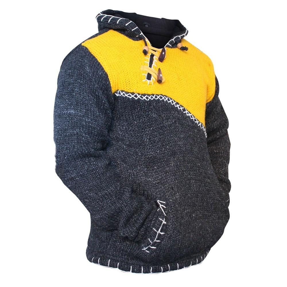 Men - Knitted Jumper - Cozy Vintage Knitwear - Stylish Casual Sweater for Effortless Everyday Looks