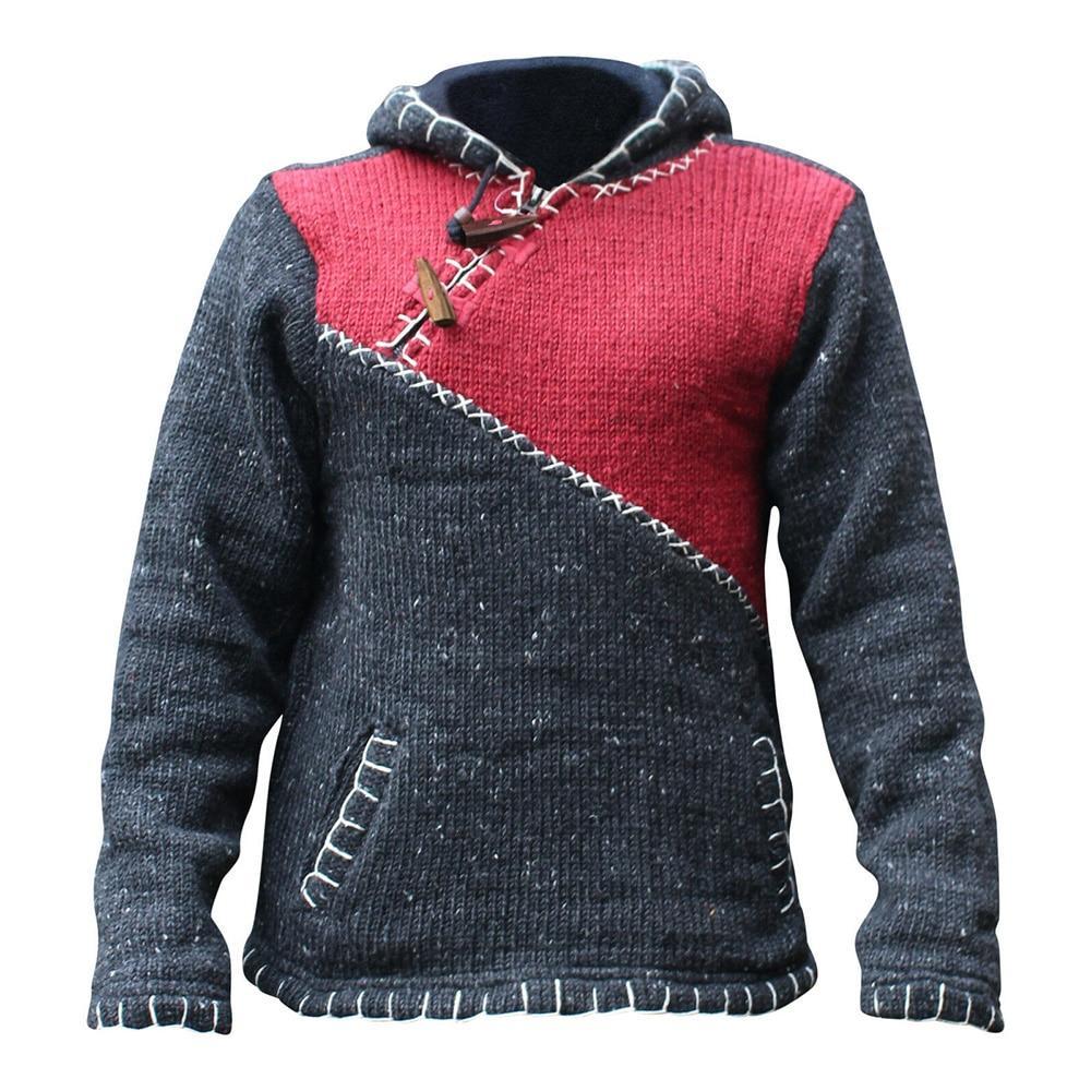 Men - Knitted Jumper - Cozy Vintage Knitwear - Stylish Casual Sweater for Effortless Everyday Looks