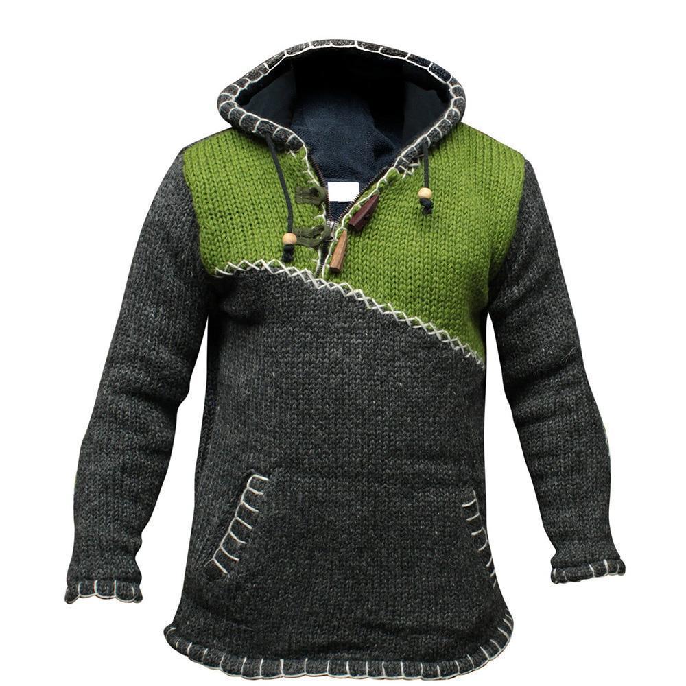 Men - Knitted Jumper - Cozy Vintage Knitwear - Stylish Casual Sweater for Effortless Everyday Looks