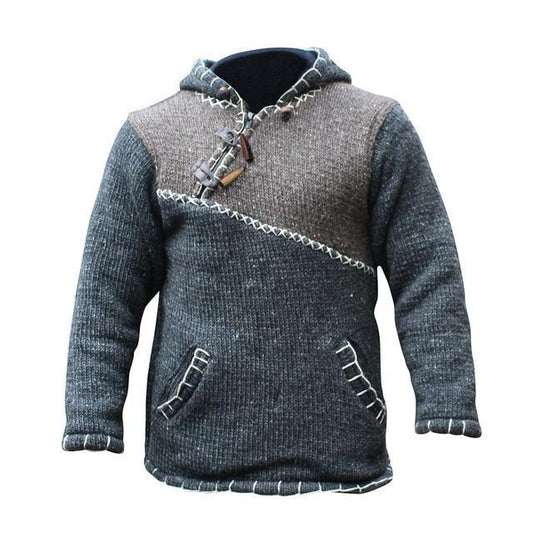 Men - Knitted Jumper - Cozy Vintage Knitwear - Stylish Casual Sweater for Effortless Everyday Looks