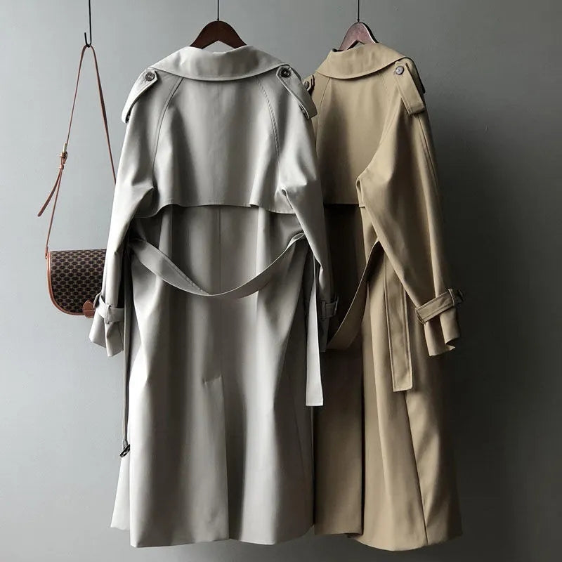 Women - Windbreaker Trench Coat - Lightweight & Stylish - Versatile Outerwear for All Seasons