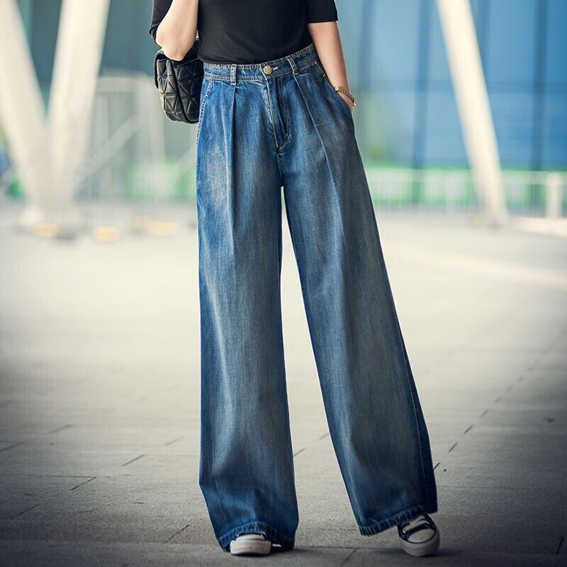 Stylish denim trousers