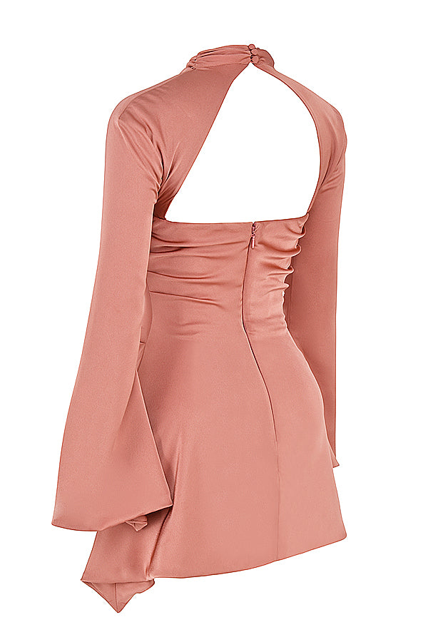 Draped corset dress