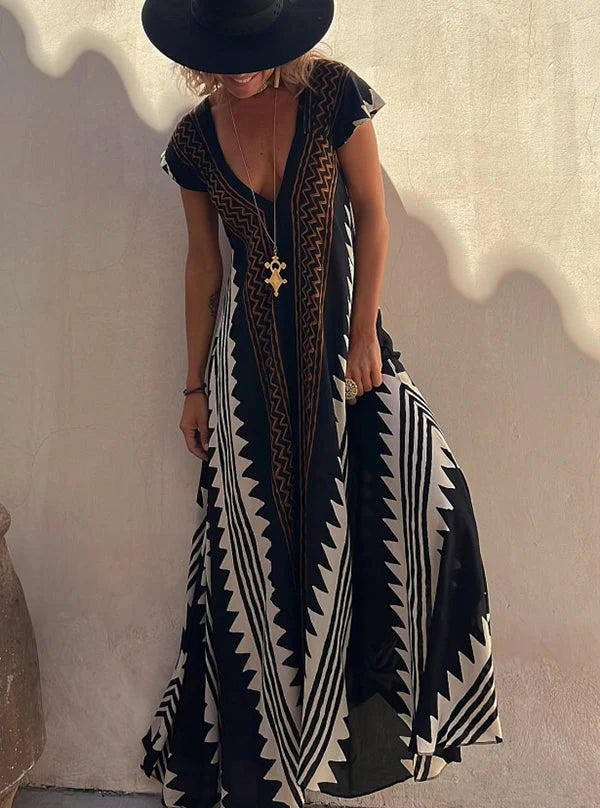 Elegant maxi summer dress