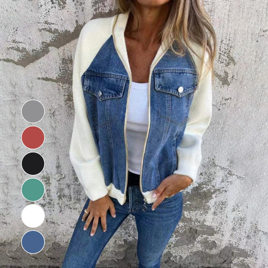 Zip-up Jeans jacket