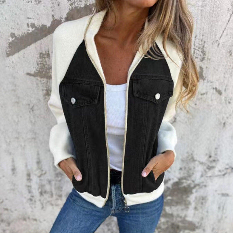 Zip-up Jeans jacket