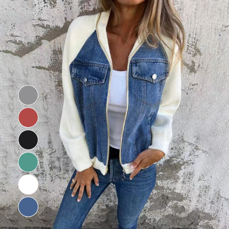 Zip-up-Jeans jacket