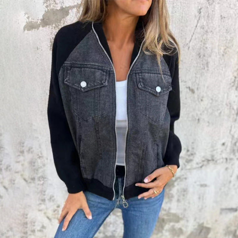 Zip-up Jeans jacket