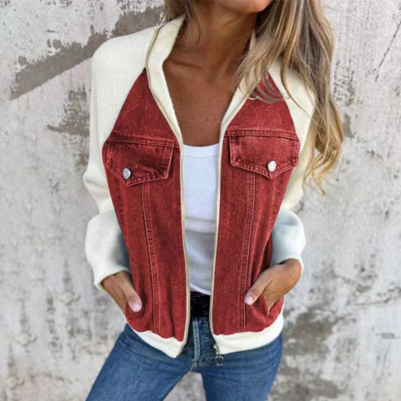 Zip-up Jeans jacket