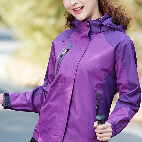 Women - Waterproof Hiking Jacket - Lightweight & Durable - Ideal for Outdoor Adventures