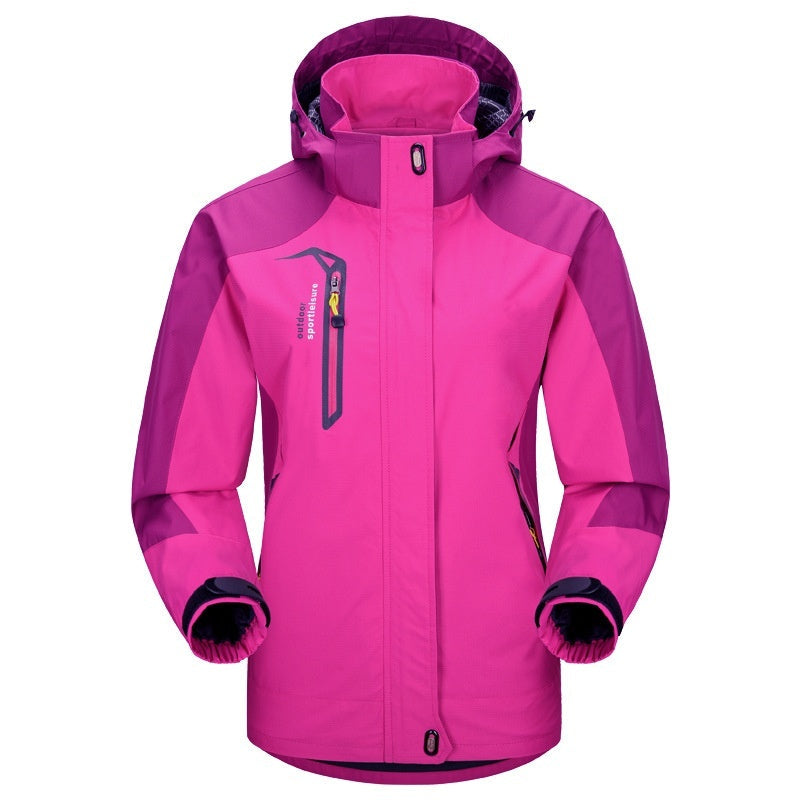 Women - Waterproof Hiking Jacket - Lightweight & Durable - Ideal for Outdoor Adventures