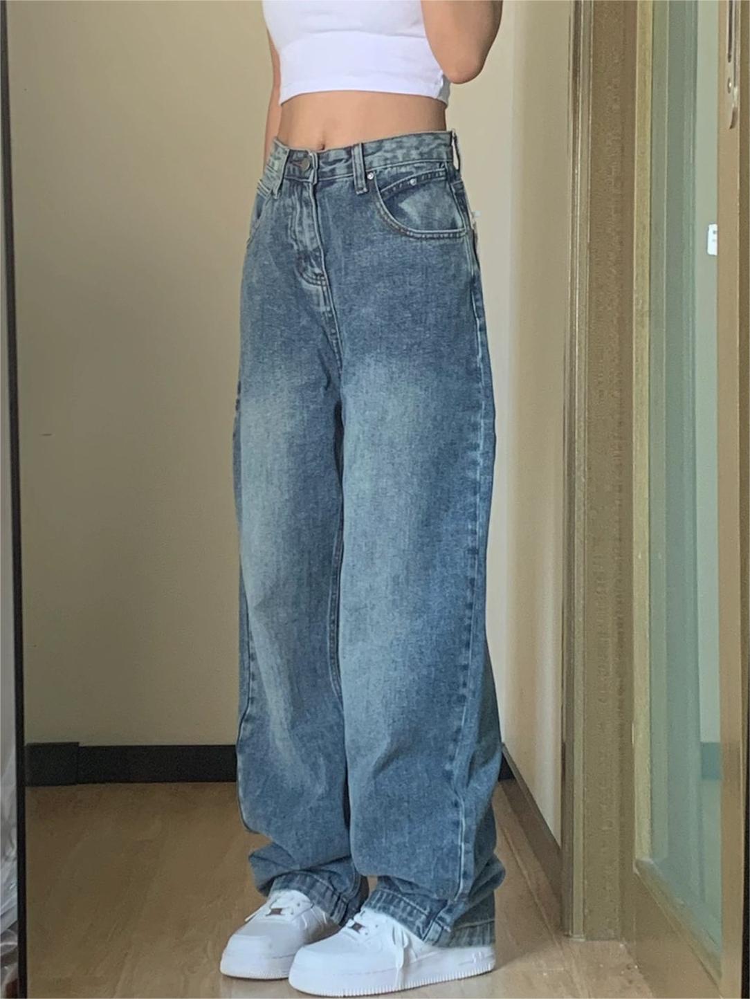 Baggy Jeans With Straight Cut